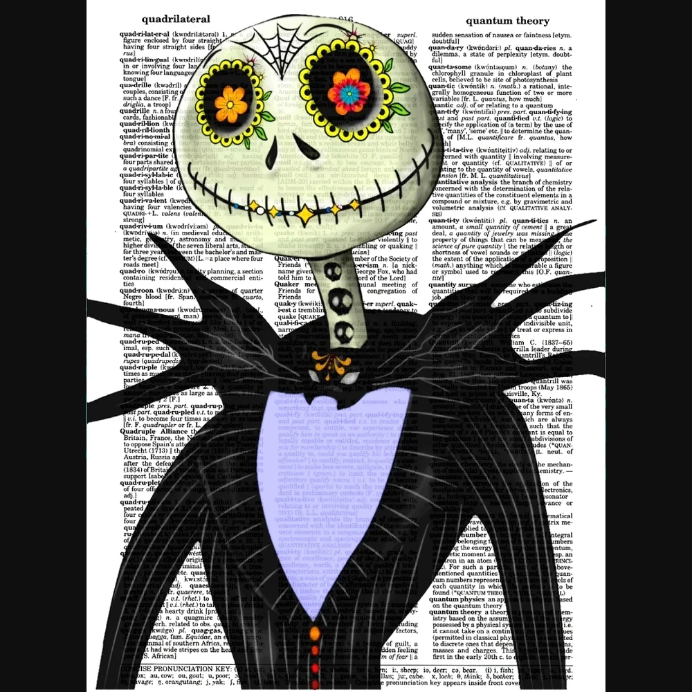 Nightmare Before Christmas Jack Skellington Print